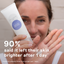 Pure Skin Face Wash 90% said skin felt brighter over 7 days, based on a panel of 44.